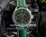 Replica Breitling Premier Chronograph Watch SS Green Dial 43MM